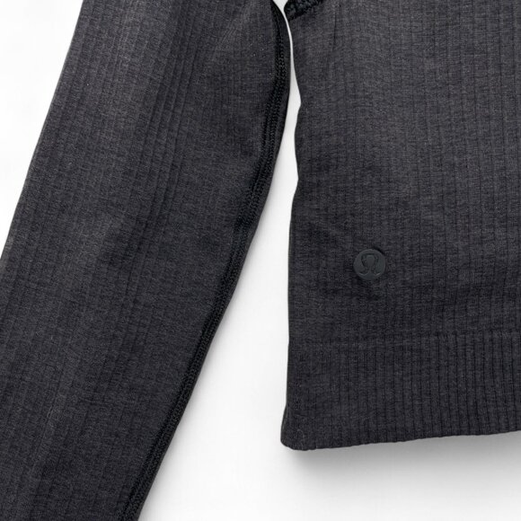 Lululemon Ebb to Street Long Sleeve Black Women's Size 4 - Picture 7 of 13